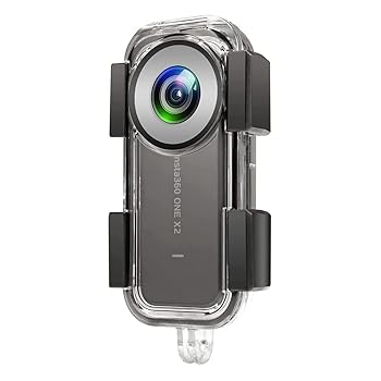 【中古】Copuhgima Insta360 2、水中ダイビング保護シェル40M（131Ft）Acitonカメラアクセサリー用の防水ハウジングケース