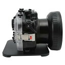 【中古】水中カメラケース、防水カメラハウジング耐圧40m 130フィート精密成形シュノーケリング用