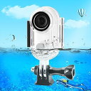 【中古】【未使用】PULUZ Insta360 GO 3用防水ハウジングケース40m 水中ダイビングケース Insta360 GO 3用防水ケース Insta3...