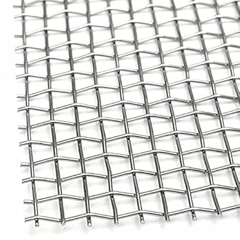 【中古】4-400 メッシュ 30 × 30 センチメートルステンレス鋼メッシュフィルターメッシュ金属フロント..