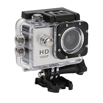 【中古】【未使用】1080P 水中防水アクションカメラ ダイビング、??旅行、モータースポーツ用 2インチL..