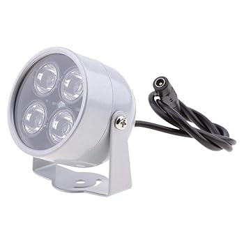 【中古】Grannerton カメラ用IRライト LEDナイトビジョン補助ライトライトビジョンセキュリティカメラランプ屋外防水