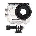 【中古】【未使用】アクションカメラ防水ケース 360 Go3 用 高透過率レンズ、60m深度潜水ハウジング、防水防塵用シーリングリング付き