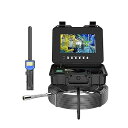 【中古】512Hzロケーター付き下水道カメラ、10.1インチHD LCD付きスネークカメラ、DVR排水カメラ工業用内視鏡、配管工、住宅所有者、下水道管、ダクト排