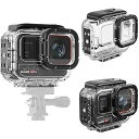 【中古】【未使用】Insta360 Ace Pro/Ace 対応 防水ケース 水中ハウジングケース用 ダイビング 潜水ケース 水深 60M 水中撮影用 保護ケー...
