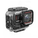 【中古】MAXOLA Insta360 ACE PRO/ACE対応防水ケース 防塵保護 落下防止防水ハウジング ダイビング保護ケース (ACE)