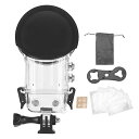 【中古】【未使用】Insta360 ONE X3用防水ハウジングケース、水中164フィートIPX8防水カメラダイビングシェル、写真撮影アンチスクラッチメタルケー...