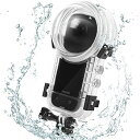 【中古】Taoricup Insta360 X4 対応 防水ケース X4 50M ハウジングケース 水中シェル 360° ダイブシェル 水中用 保護ケース X4...