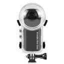 【中古】【未使用】Insta360 X4用インビジブルダイブケース、PULUZ 50m/164フィート 防水ケース 水中ダイビングハウジングシェル Insta 360 X4用保護ケース アクセ(2)