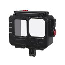 【中古】【未使用】NovelGoal アルミニウム合金 80メートル ダイビング 防水ハウジングケース 水中Vlogシェル 保護フレーム Gopro 12 11...