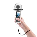 【中古】LICHIFIT DJI Osmo Pocket 3用防水ケース ハウジングケース 拡張マウント付き ダイビング保護カバー 保護シェル 40M水深ダイビ...
