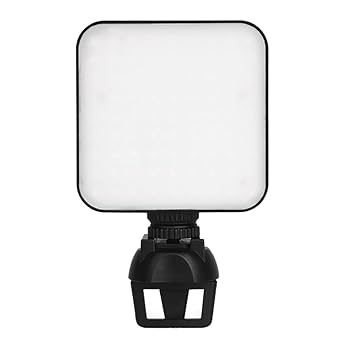 【中古】【未使用】Clied 1 ピース LED ビデオカメラライト 1700 6500K ミニ DSLR カム LED パネルランプ写真ビデオ照明用 1/4 インチネジ穴