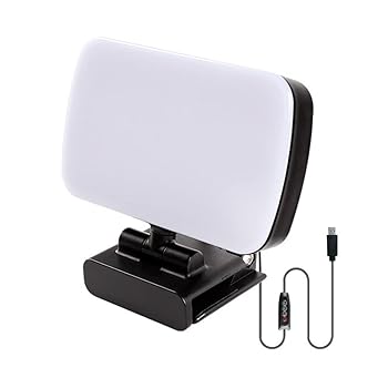 【中古】Clied カンファレンス ウェブカメラ ランプ セルフィー 調整可能 ポータブル LED 写真ライト