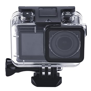 【中古】【未使用】カメラ防水ハウジングカバーアクションカメラダイビング最大 60 メートルの深さのダイビングケースハウジングシェル屋外活動