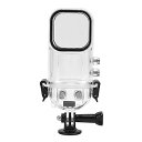 【中古】アクションカメラ防水ケース、X3用45メートル水中ダイビングハウジング、スポーツカメラ水中保護ケース