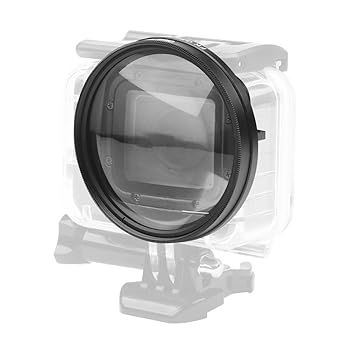 【中古】58mm クローズアップ 10L レンズ防水ハウジング保護レンズ for Hero 7 ブラック、for Hero 6、for Hero 5、防水ハウジング用レンズ