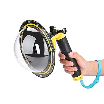 樂天商城 - 【中古】【未使用】カメラドームポート、球形ガラス付きプロフェッショナルドームポート防水ケースハウジング、GoPro Hero5/6/7カメラ用の魚眼効果