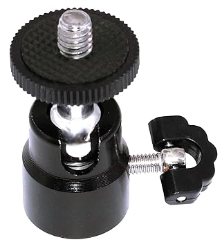 【中古】【未使用】DCMA カメラ用品 プロ 仕様 三脚 取り付け ネジ 穴 付 ミニ 自由 雲台 ヘッド 標準 1/4 デジタル