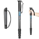 【中古】Leofoto MP-364C 4セクション CF 旅行用一脚 カーボンファイバー 高さ67インチ 1/4インチ 3/8インチ