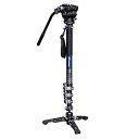 【中古】【未使用】Leofoto (レオフォト) MV-324C+BV-10+VD-03 / レバー式カーボン一脚キット