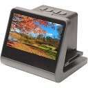 【中古】【未使用】スライドスキャナー、大型5インチディスプレイ付き フィルムスキャナー、カラー&白黒ネガ&スライド35mm、135、126、110、8mmフィルムをデジタル(2)