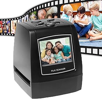 【中古】【未使用】フィルムスライドスキャナー、2.36インチLCDスクリーン付き、135フィルム/35mmスライドをJPGデジタル写真に変換、USB出力をサポート、さまざまな
