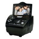 【中古】フィルムスライドスキャナー フィルムスキャナー、35mm 135 /スライド/ネガをデジタルJPG写真に変換、3*5、4*6、5*7の紙の写真をスキャン,Black(2)