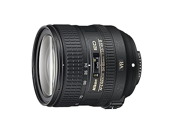 【中古】Nikon AF-S NIKKOR 24-85mm f/3.5-4.5G ED VR - カメラレンズ(標準ズーム、一眼レフ、16/11、オート/マニュアル、3.5-4.5、24-85mm) ブラック(2)