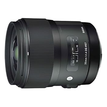 【中古】【未使用】Sigma 35 mm f1 . 4 DG HSMレンズfor Nikon ? (認定Refurbished )