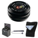 【中古】Fujifilm XF 18mm f/2.0レンズ、52mmデジタルエッセンシャルフィルターキットと15x15レンズラップセット。