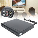 【中古】【未使用】家庭用DVDプレーヤー、DVD再生装置、DVDプレーヤー、オフィス用使いやすいブラックホーム(2)