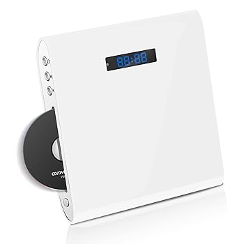 【中古】【未使用】Famishowのテレビ用スロット付きDVDプレーヤー、AV/HDMI出力とUSB入力付きの全地域フリーDVDプレーヤー、HDMIケーブル付き1080P HD DVDプレーヤ