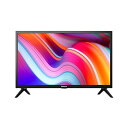 【中古】【未使用】Hisense(ハイセンス) テレビ TV 24V型 2Kテレビ 3波Wチューナー内蔵 外付けHDD番組録画対応 24A30K(2)