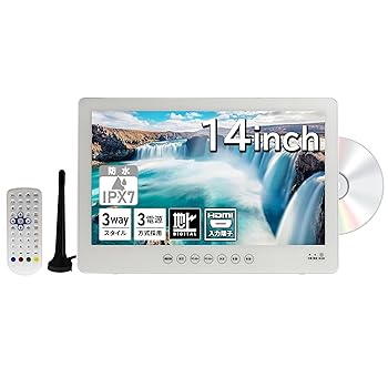 楽天市場】ポータブルdvd 14 フルセグ（家電）の通販