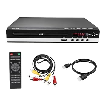 【中古】WISSPKYO スマート TV 用のスマート機能を備えた HD DVD プレーヤー スマート TV 用 DVD プレーヤー リージョンフリー DVD プレーヤー ミニ DVD