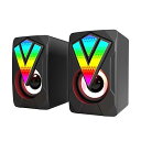 【中古】【未使用】スピーカー 3.5 ミリメートルステレオサラウンド音楽コンピュータ PC スピーカー