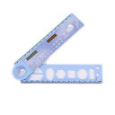 【中古】【未使用】電子電卓 電卓小学校学生文房具創造的なプラスチック透明20 cm定規学生ギフト計算機 電子計算機 (Color : A)(3)