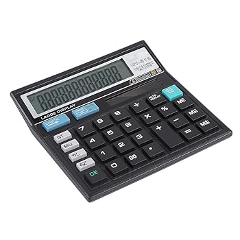 【中古】電卓 デスクタイプ 12桁 以前のデータチェックでき ソーラー計算機 大画面 正確なデータソーラー関数電卓 携帯可能 ソーラー充電 ビジネス電卓