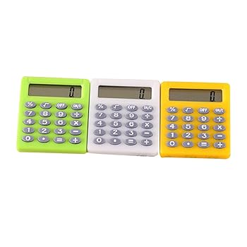 【中古】Housoutil 3個 キッズ電卓 子供電卓 幼児電卓 小さな電卓 手電卓 学生電卓 子供用の電卓 ホーム電卓 テスト用電卓