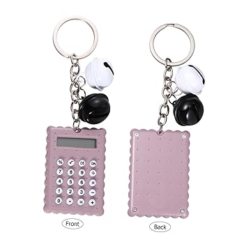 【中古】BCOATH 2個 キー リング 形 電卓 キッズ 電卓 電卓 子供用 ミニ 電卓 ポータブル 電卓 電子 電卓 ポケット 電卓 キーリング 電卓 キーホルダー