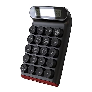 【中古】【未使用】Draodiffy レトロ電卓メカニカル キーボード ポータブル コンピューター 10 桁 LCD ディスプレイ金融オフィス ファッション電卓-ブラック 【中古】【未使用】Draodiffy レトロ電卓メカニカル キーボード ポータブル コンピューター 10 桁 LCD ディスプレイ金融オフィス ファッション電卓-ブラック