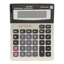 【中古】12桁のデスクトップ電卓、大型LCD画面と高感度ボタン、ソーラーとバッテリーからのデュアル電源、オフィス、家庭、学校向けの標準機能