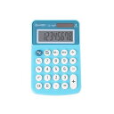【中古】電子電卓 電卓ソーラー計算機8桁のオフィスのかわいい学生電卓のためのデスクトップ計算機 電子計算機 (Color : Blue)