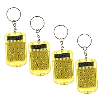 【中古】【未使用】STOBOK 4個7キーホルダー7電卓7ミニ7キーホルダー7ポケット7電卓7ミニ7電卓7小さな7電子7電卓7ミニ7デジタル7電卓7小さい7電卓7キー7リング7電卓