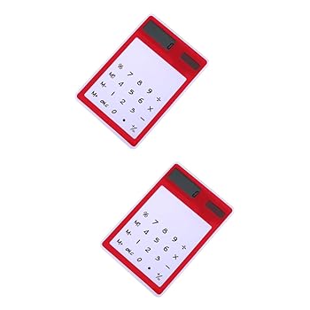 【中古】【未使用】SAFIGLE 2個 チップバッグシーラー ミニ 電卓 コンピューター タッチスクリーン 学生