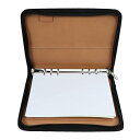 【中古】OHPHCALL ノート ジッパーノート フェイクレザーノート A6オーガナイザー 電卓 Office