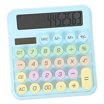 【中古】PLAFOPE 電卓 引き算 掛け算 学生の計算機 計算機 キャンディーカラー計算機 割り算 税務会計..