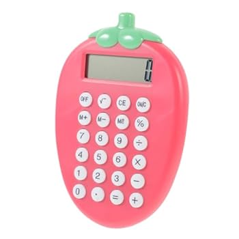 【中古】【未使用】VILLFUL ポータブル スクール用品 ソーラー電卓 大人 学生 多目的電卓ツール オフィス用品 シンプルな電卓機能