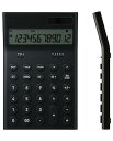 【中古】【未使用】±0 プラスマイナスゼロ 電卓 電子計算機 M (ブラック) 12桁 ビジネス ショップ 店頭用 簡単税切替え オールブラックでスタイリッシュ