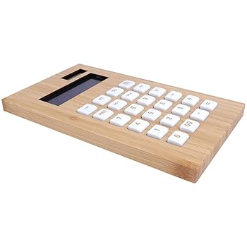 【中古】【未使用】GRADENEVE 1個 ソーラー 電卓 電子 電卓 竹 電卓 オフィス 文具 電卓 用 オフィス 電卓 用 作業用 オフィス 電卓 電卓 計算